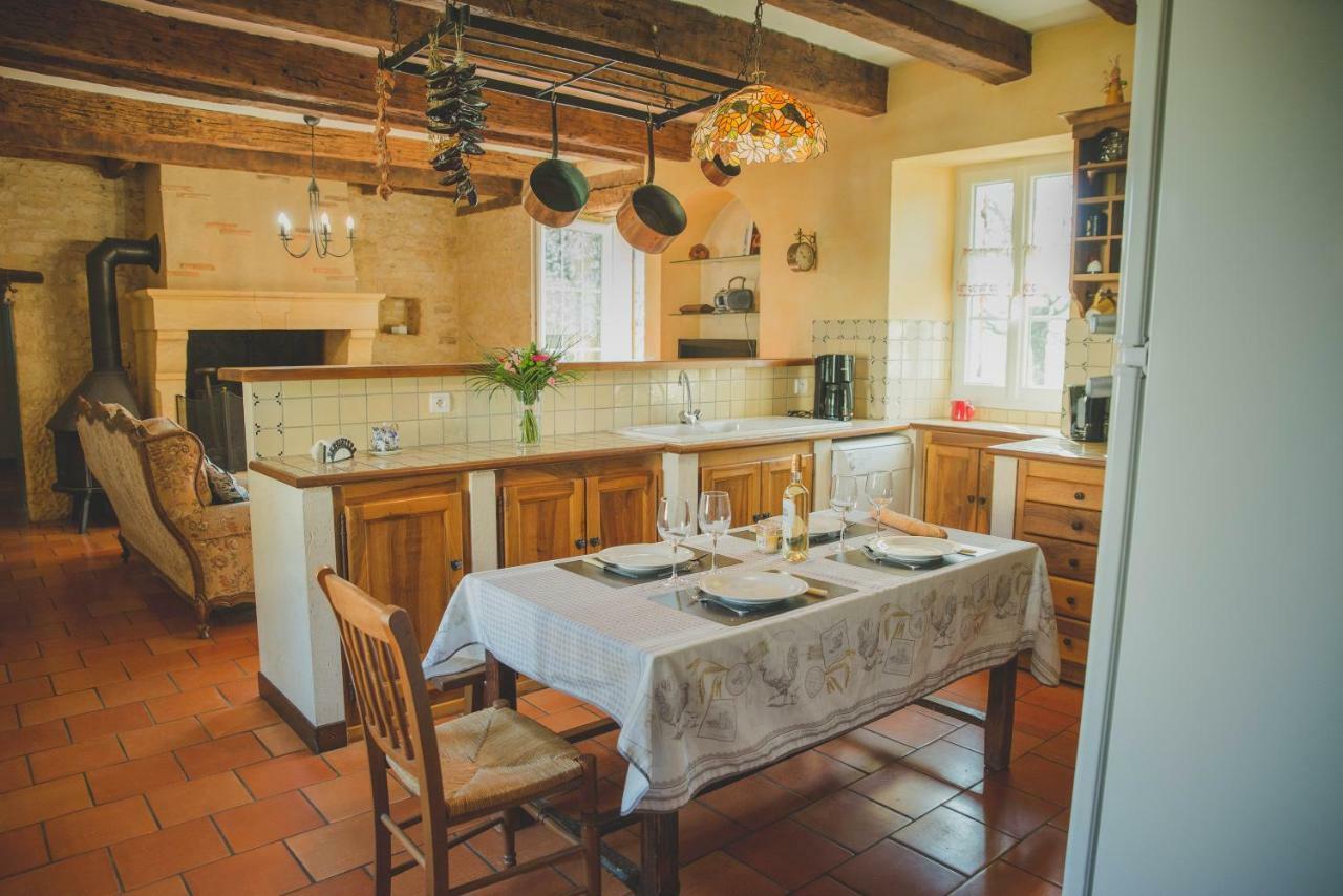La Ferme De Bousserand Pontours Esterno foto