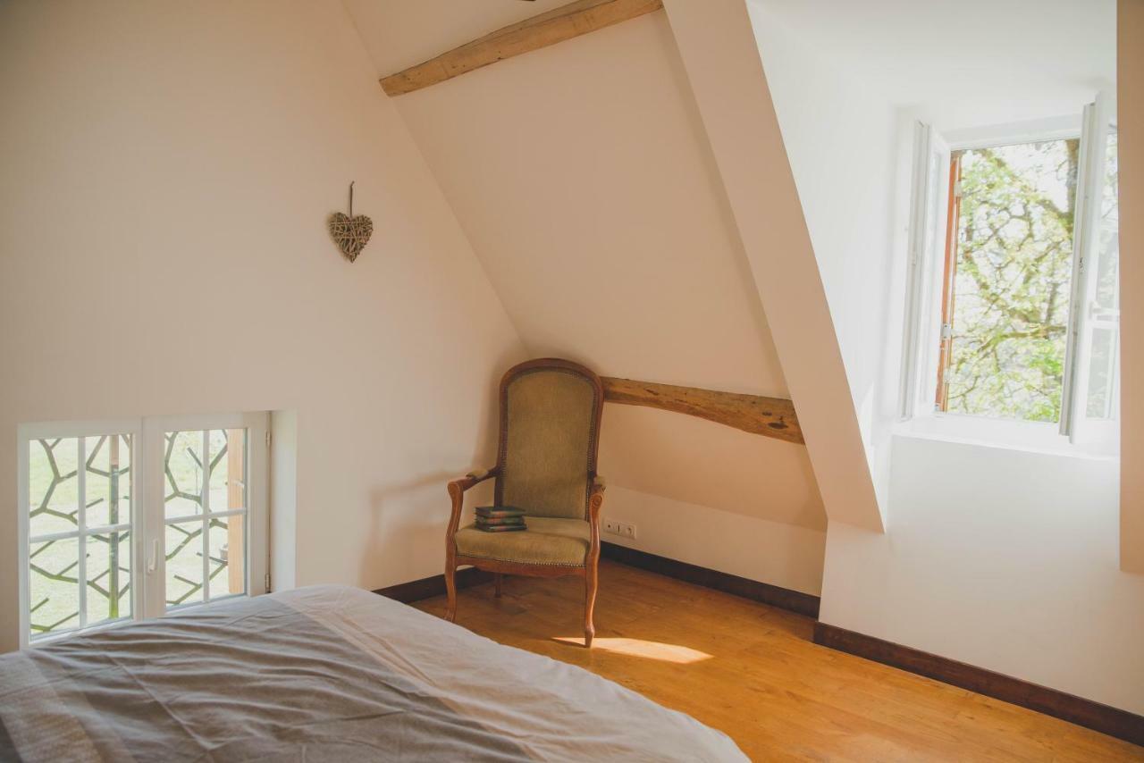 La Ferme De Bousserand Pontours Esterno foto