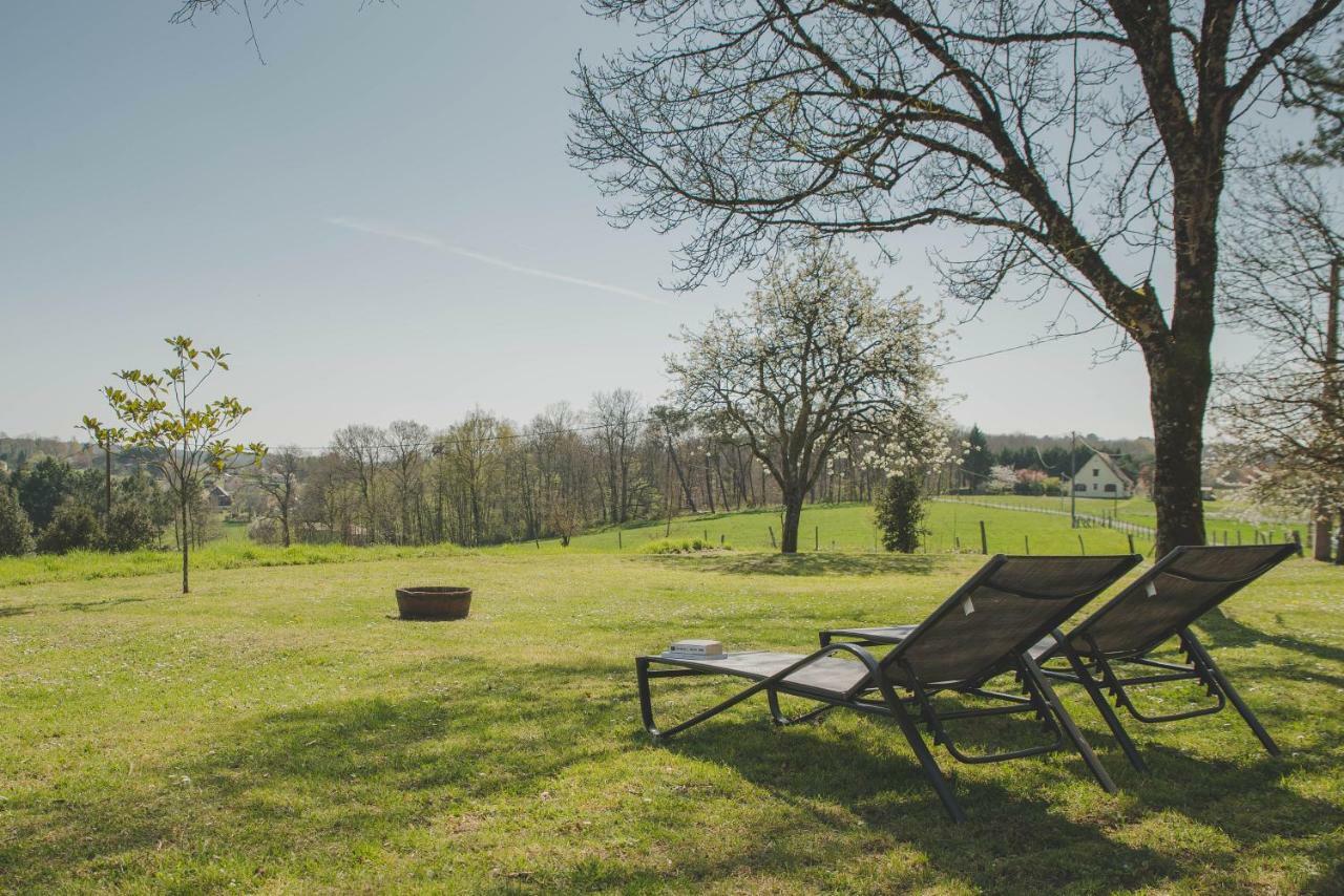 La Ferme De Bousserand Pontours Esterno foto